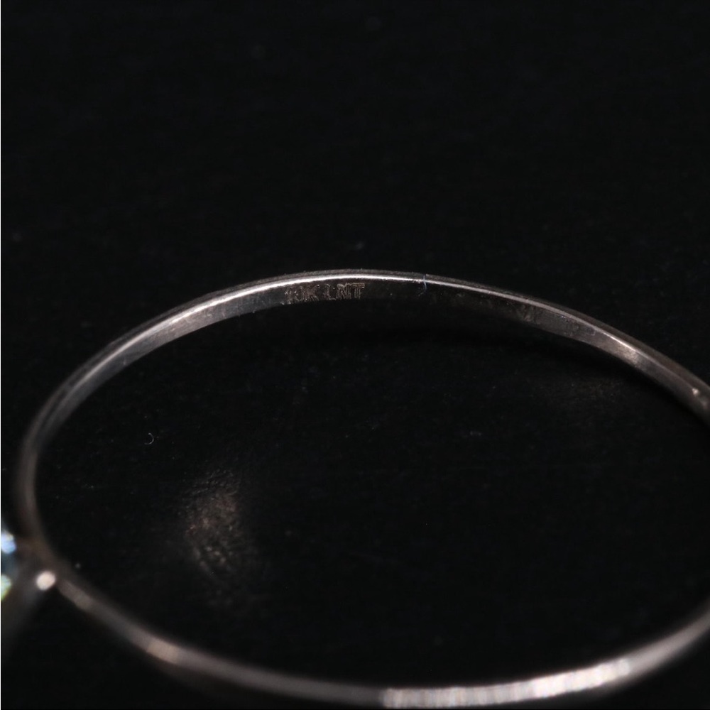 VTG 10K Blue Topaz Ring - Picture 3 of 5